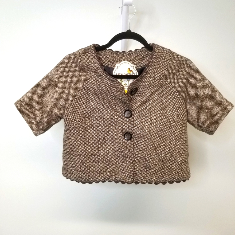 Anthropologie NickandMo Crop Blazer S *send offers*